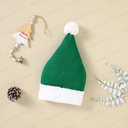 ベビークリスマスポンポンビーニー - 緑 - 2～3歳 - image 7