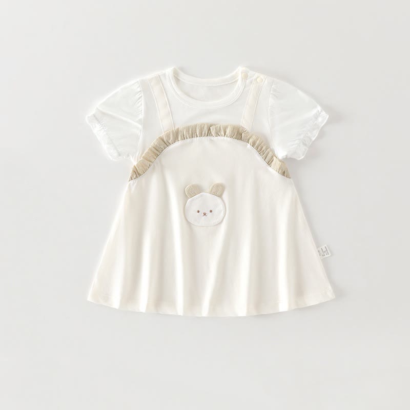 ベビー・幼児用女の子向け半袖サマーDress - グリーンラビット - 18～24ヶ月 - image 6