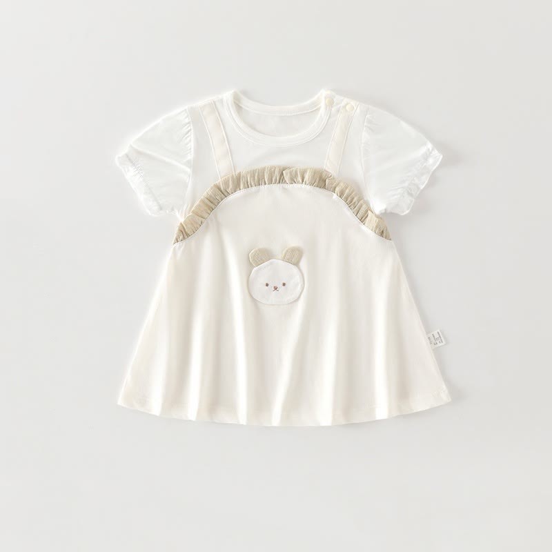 ベビー・幼児用女の子向け半袖サマーDress - グリーンラビット - 18～24ヶ月 - image 6