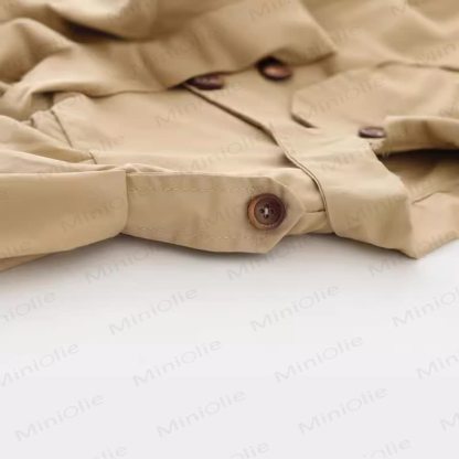 女の子用無地スイートアウター - image 3