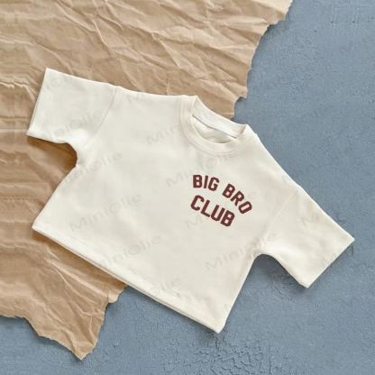 BIG BRO CLUBベビーTシャツ - 白 - 2～3歳 - image 1