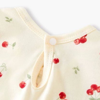 幼児用女の子向けベージュのひらひら袖Dress - image 5