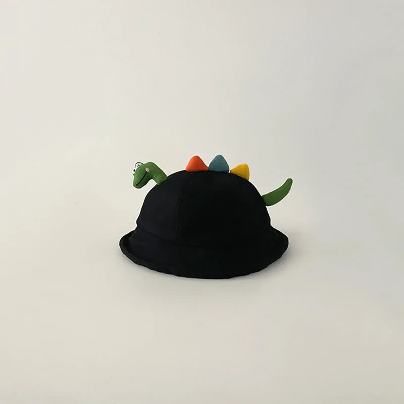 ベビー幼児用3D恐竜バケットハット - 黒 - 1～4歳 - image 9