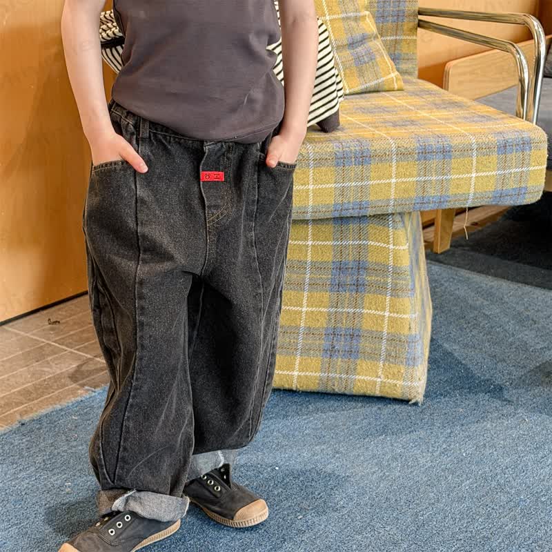 ベビー幼児用デニム無地パンツ - image 6