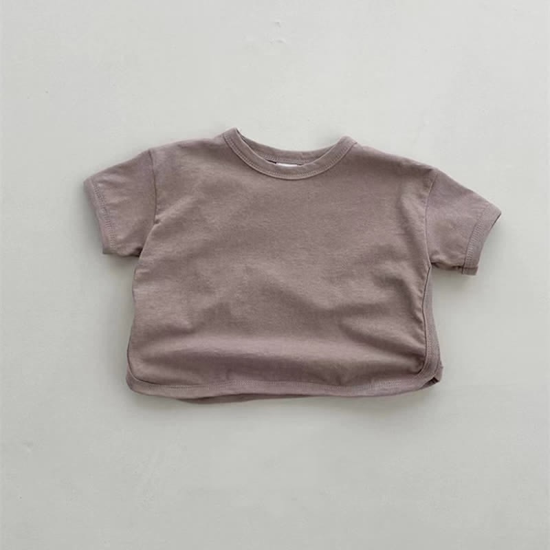 ベビーコンフォート無地シンプルTシャツ - 茶色 - 18～24ヶ月 - image 3