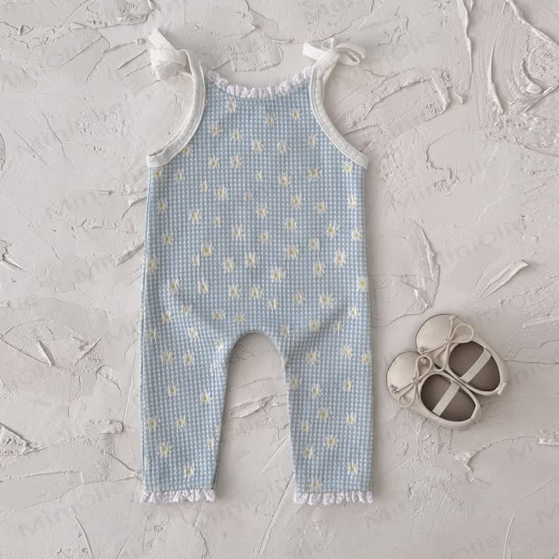 サロペット カリーナ コン フィオーリ アズーリ - image 5