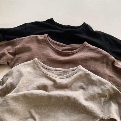 幼児男の子用無地ルーズシャツ - image 7