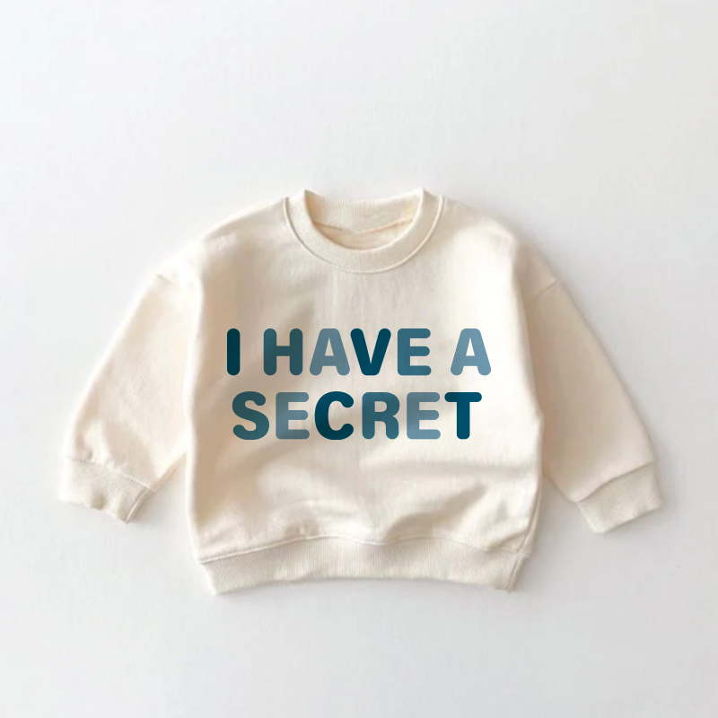 I HAVE A SECRET I'M GOING TO BE A BIG BROTHER幼児用スウェットシャツ - クリーム - 3～5歳 - image 1