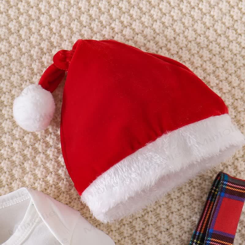 MY 1ST CHRISTMASベビー チェック柄 2ピースセット（帽子付き） - image 30
