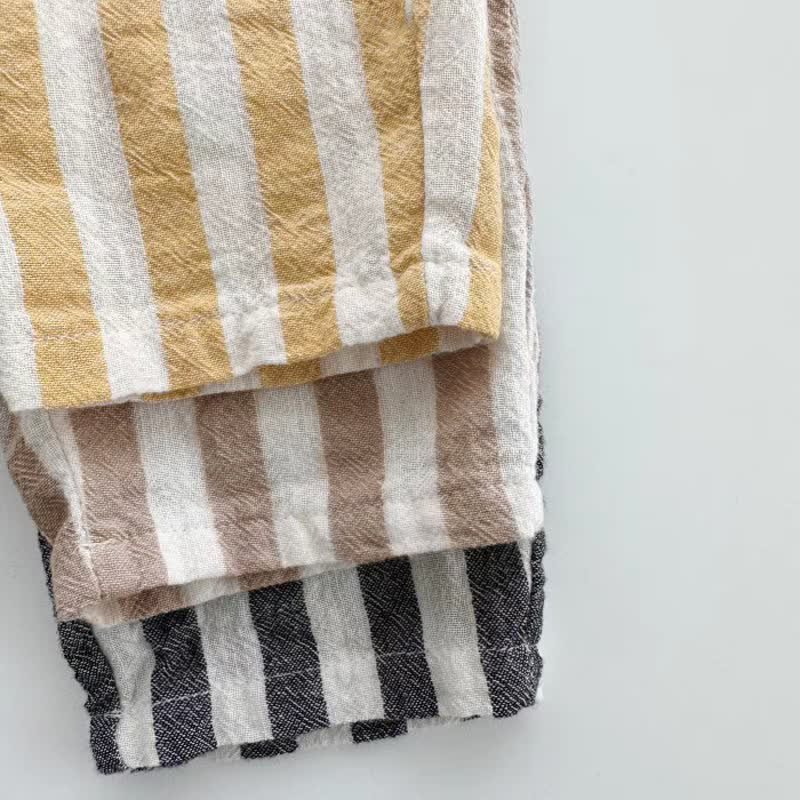 ベビーストライプドローストリングカジュアルパンツ - image 11