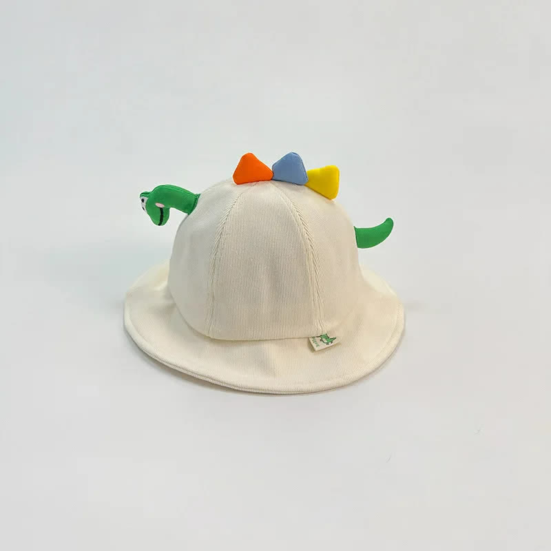 ベビー幼児用3D恐竜バケットハット - ベージュ - 1～4歳 - image 4