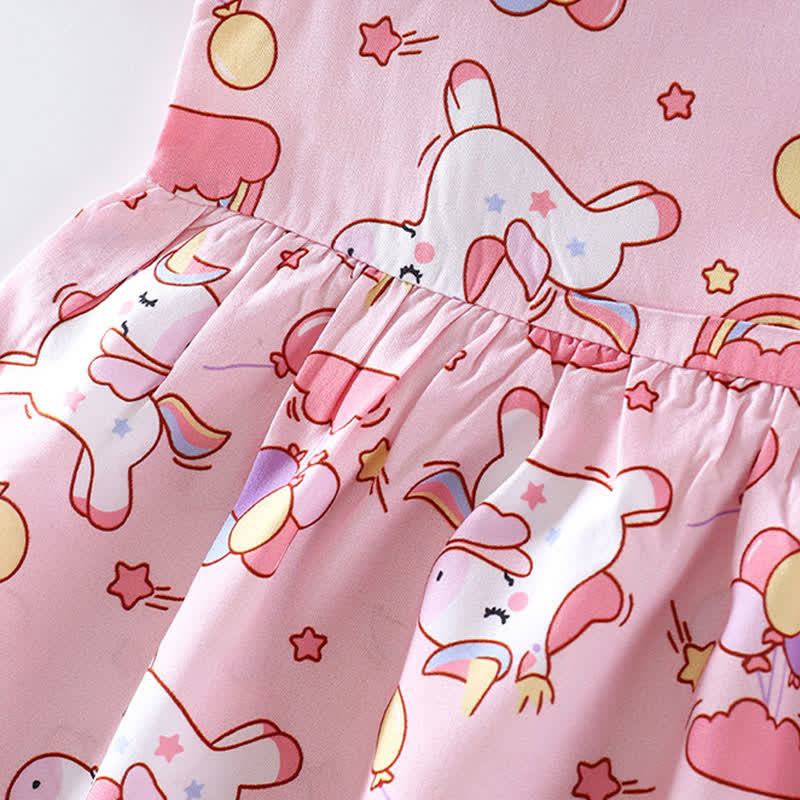幼児用女の子向けアニマルレインボーリボンノースリーブDress - image 12