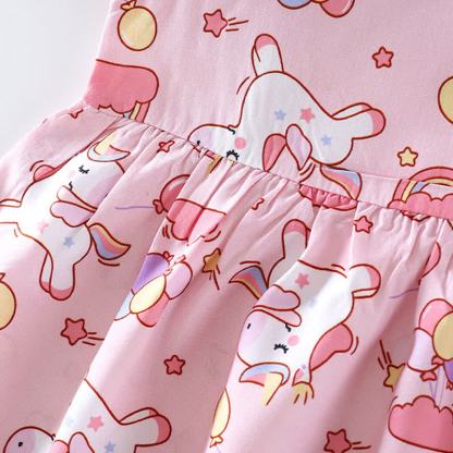 幼児用女の子向けアニマルレインボーリボンノースリーブDress - image 12