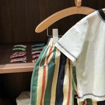 ワンダフルスペース 幼児用 2ピース ストライプセット - image 3