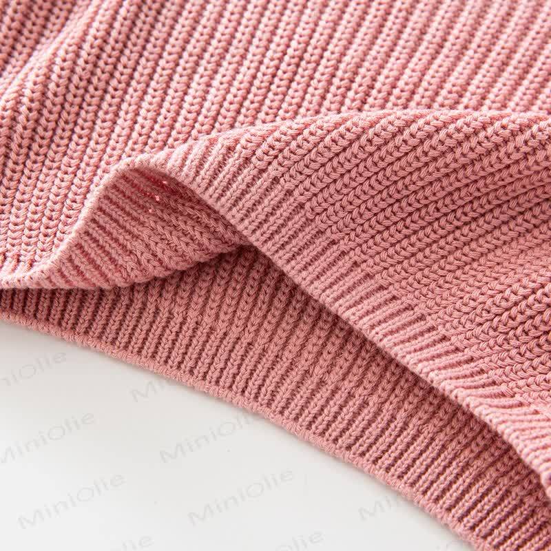 ベビーニット無地シンプルセーター - image 6