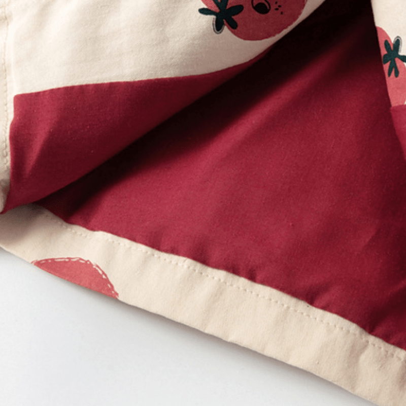 キッズガールズ トマトフード付きトレンチコート - image 12