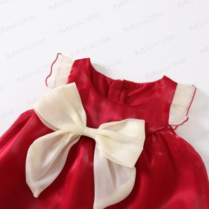 ベビー幼児女の子用リボンフリルドレス - image 12