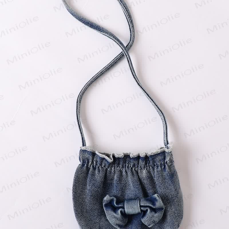 女の子用ホワイトブラウスDress＆ブルーデニムスカート - image 9