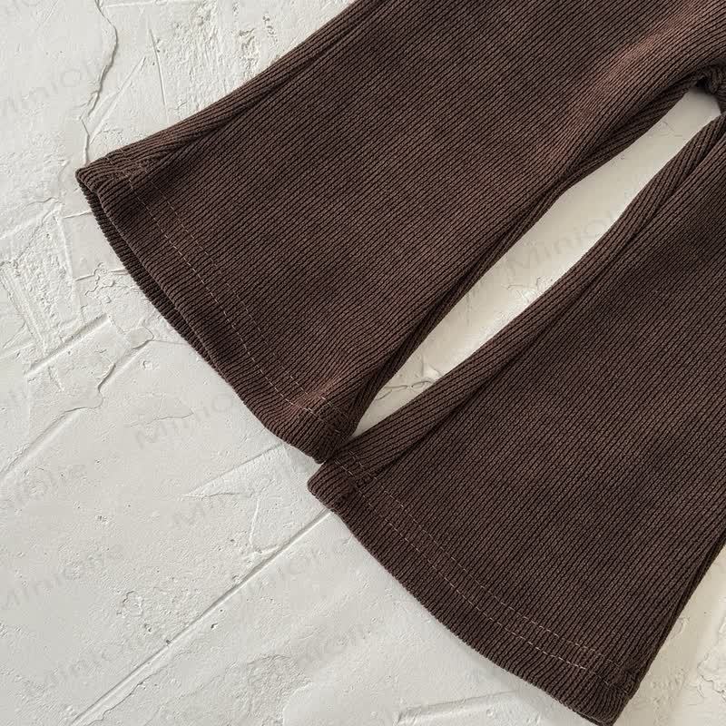 ベビーフラワーニット ダークブラウン 2点セット - image 15