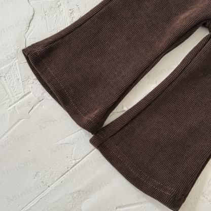 ベビーフラワーニット ダークブラウン 2点セット - image 15