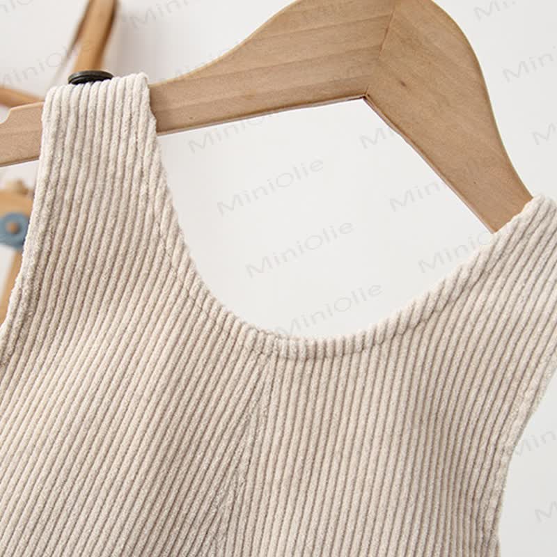 ベビー幼児用犬用耳紐フリース裏地オーバーオール - image 12