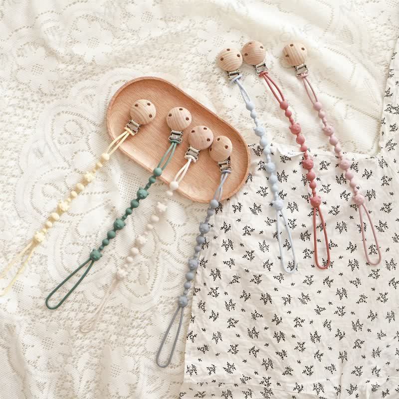 ベビーシリコンベアおしゃぶりクリップ - image 4