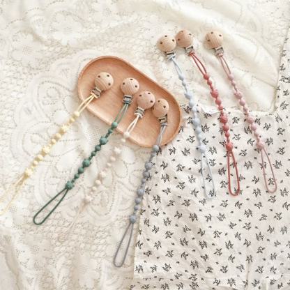 ベビーシリコンベアおしゃぶりクリップ - image 4