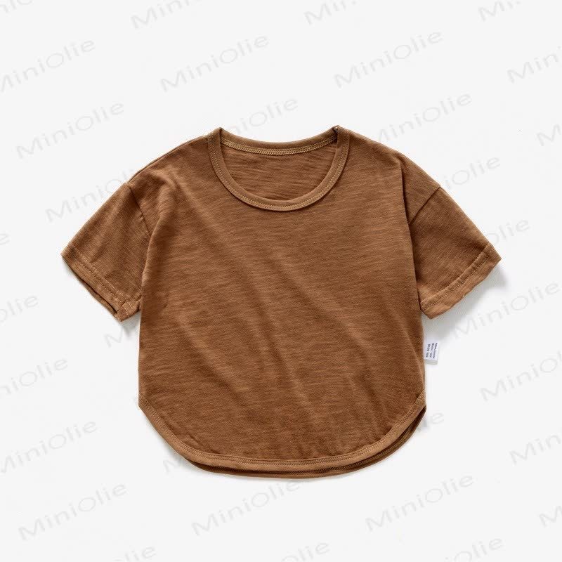 ベビー・幼児用無地サマーTシャツ - 茶色 - 4～5歳 - image 5