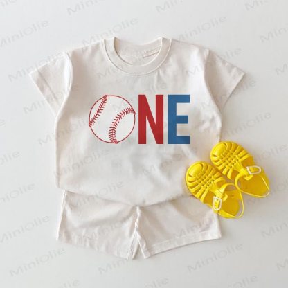 ONEベビープリント ホワイト 2点セット - 白 - 18～24ヶ月 - image 1