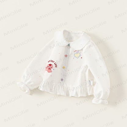 幼児用女の子用スターベスト/ホワイトシャツ/ブルージーンズ - image 10