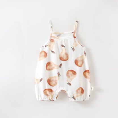 ベビーソフトサスペンダーロンパース - 梨 - 3～4歳 - image 4