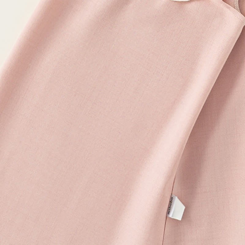 幼児用ピンクのリボン付きノースリーブエレガントドレス - image 11