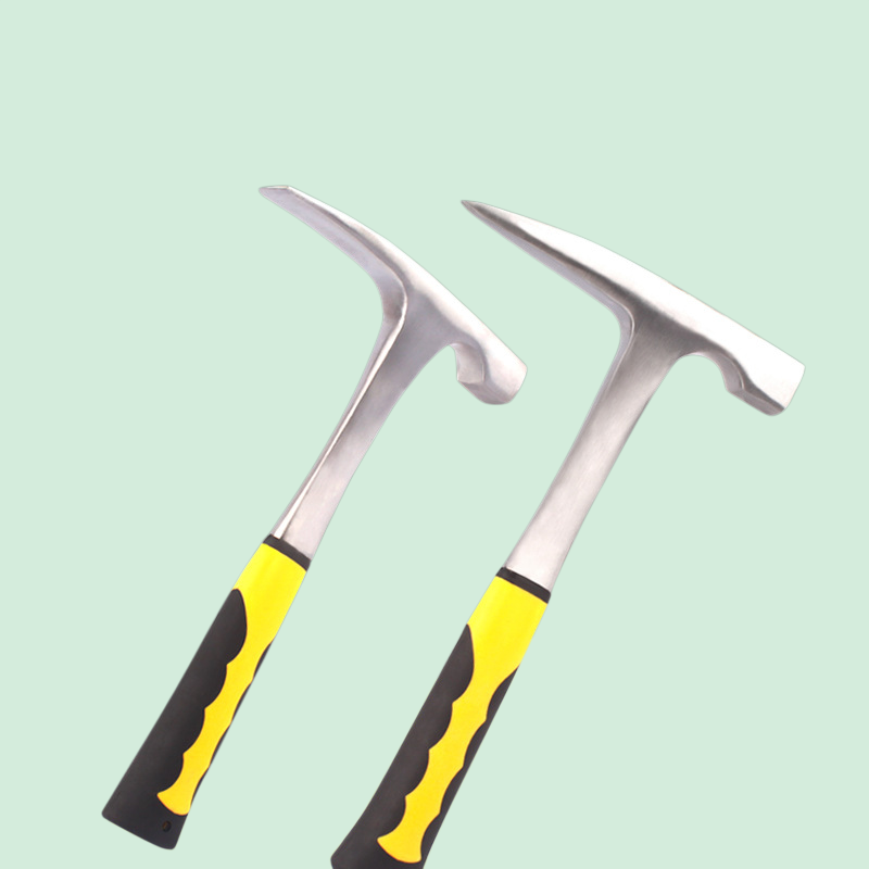 지질 망치 전문 지질 탐사 도구 뾰족한 머리 평평한 머리