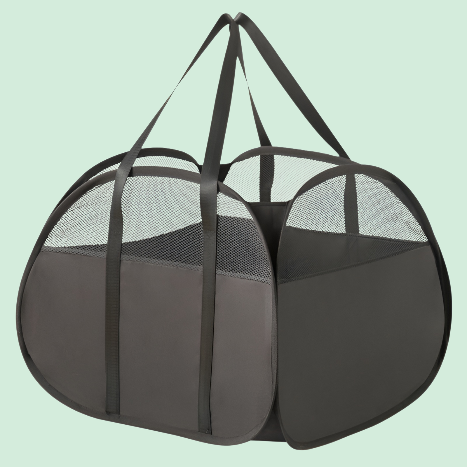 접이식 세탁 바구니 두꺼운 옥스포드 천 세탁 바구니