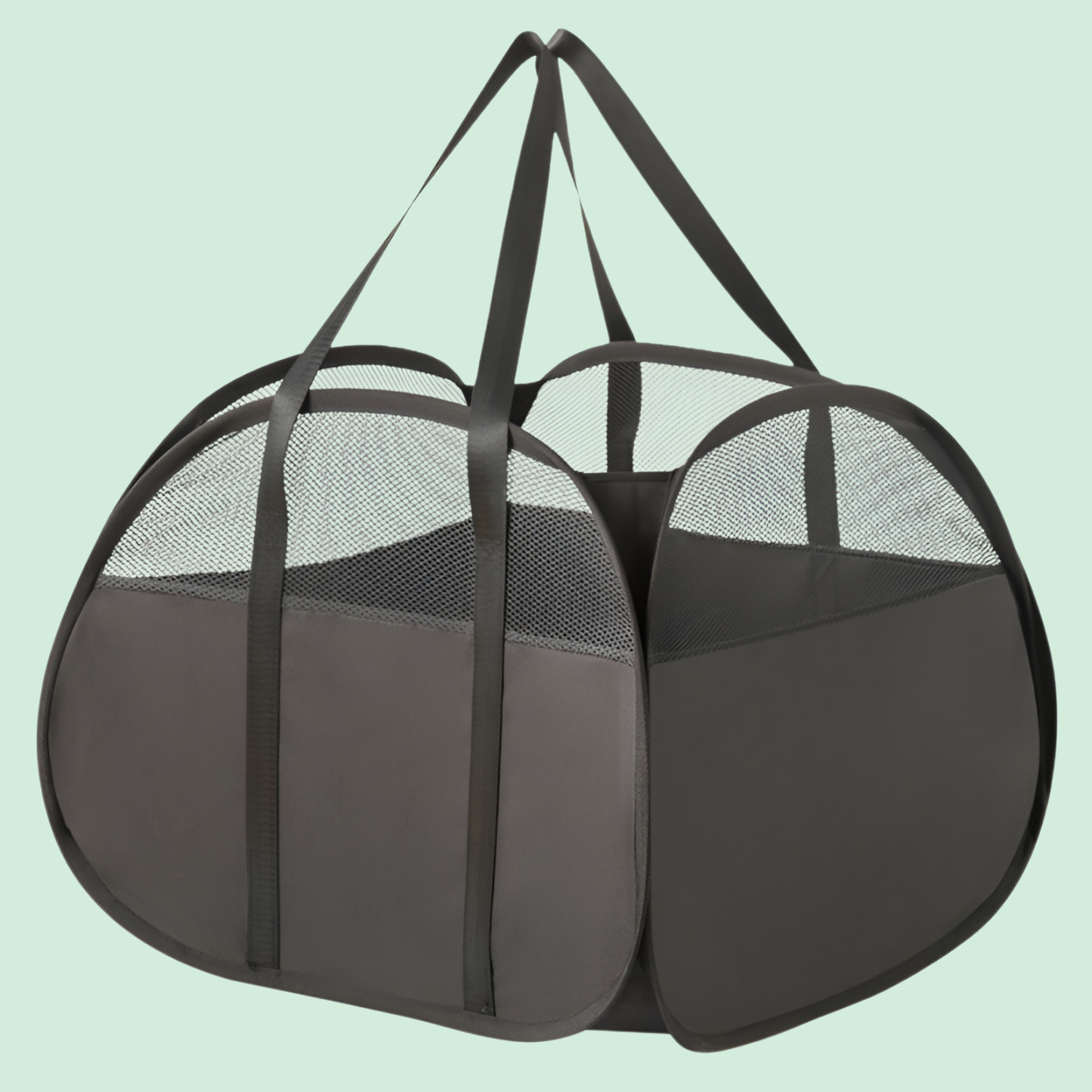 접이식 세탁 바구니 두꺼운 옥스포드 천 세탁 바구니