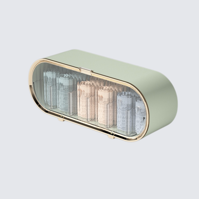 シームレスな壁掛け下着収納ボックス