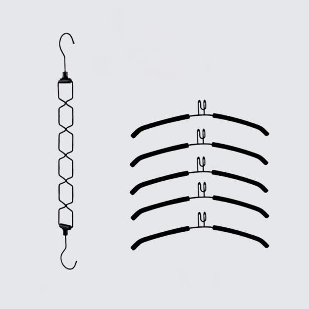 省スペースの多層ハンガー