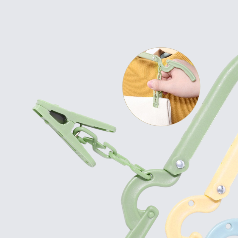 ポータブル折りたたみハンガー