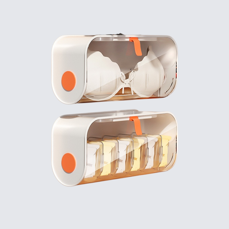 シームレスな壁掛け下着収納ボックス