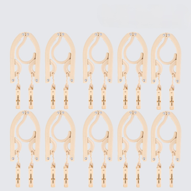 ポータブル折りたたみハンガー