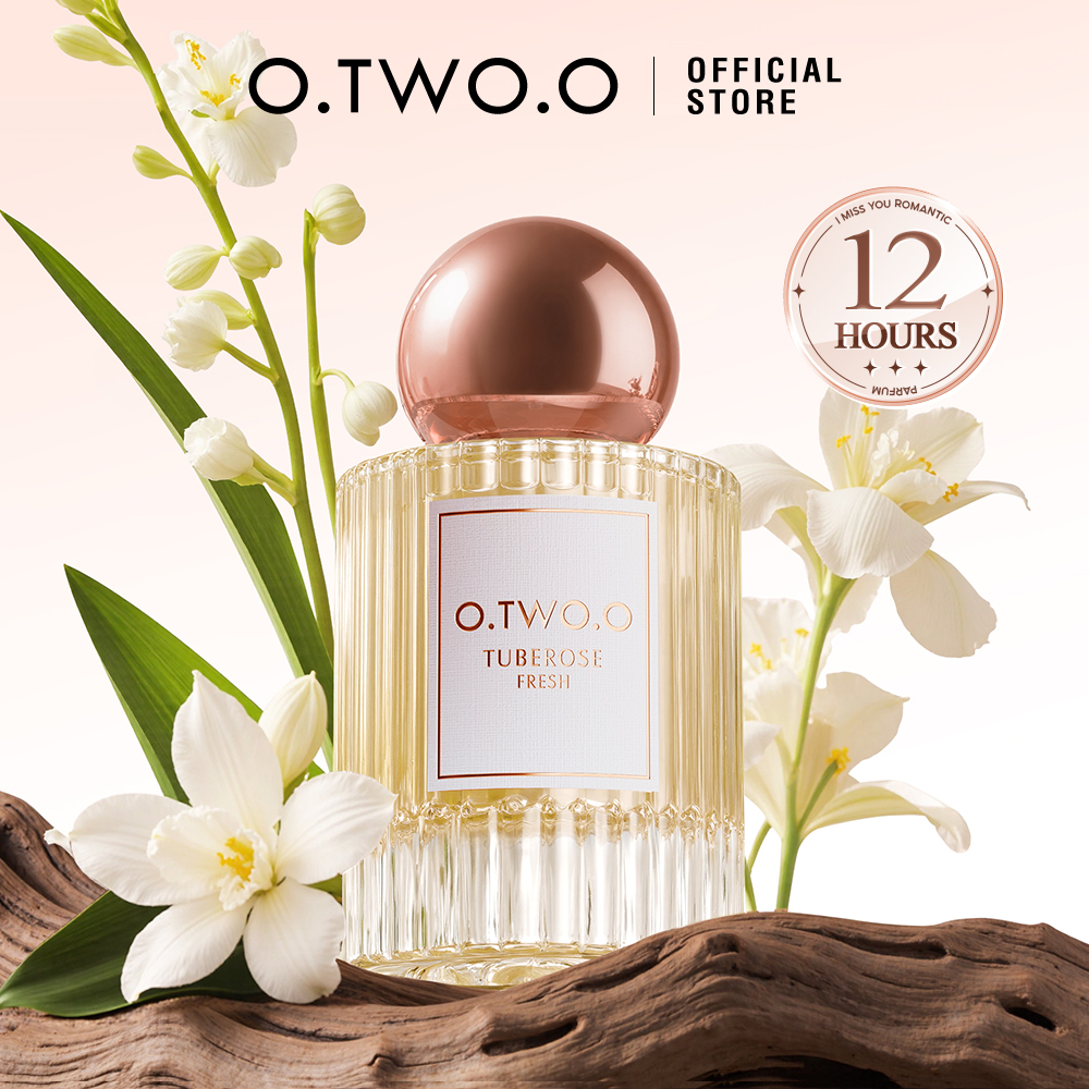 Perfume Long Lasting 12H Floral Orange blossom Jasmine Vanilla Musk Accord Cedar 50ML-O.TWO.O PH