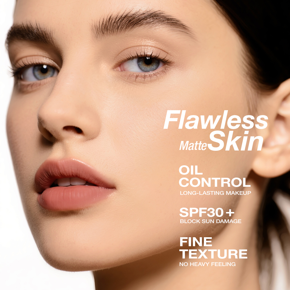 Face Powder Oil Control Long Lasting 24h Locking Makeup Foundation SPF30+-O.TWO.O PH