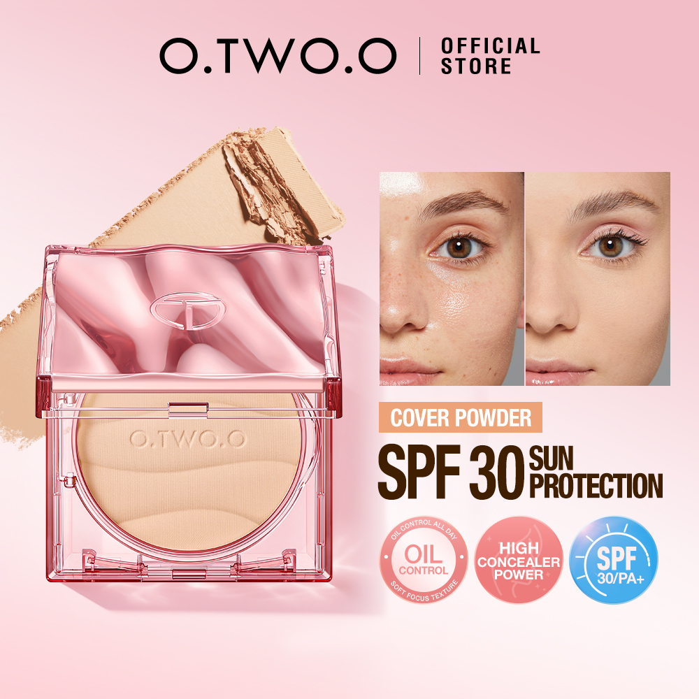 Face Powder Oil Control Long Lasting 24h Locking Makeup Foundation SPF30+-O.TWO.O PH