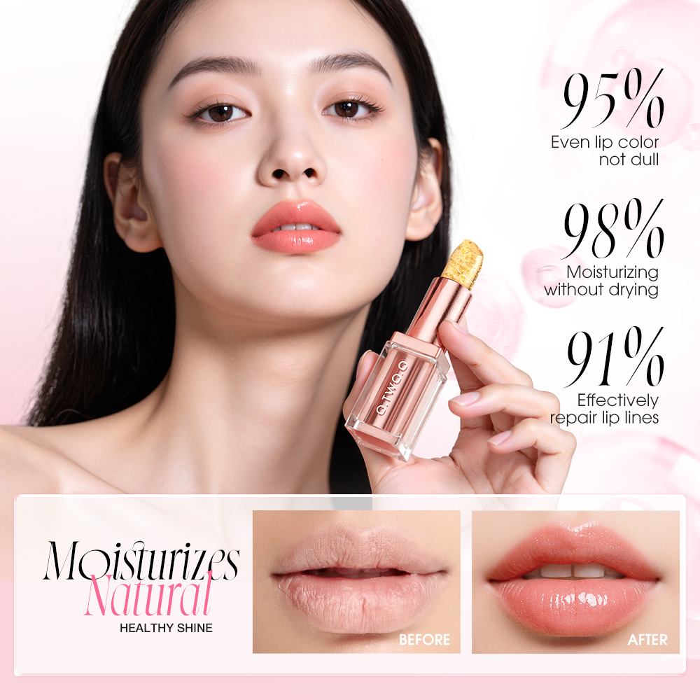 Color Changing Lip Blam Moisturizing Gold Foil Thermochromic Lipstick 0 Added-O.TWO.O PH