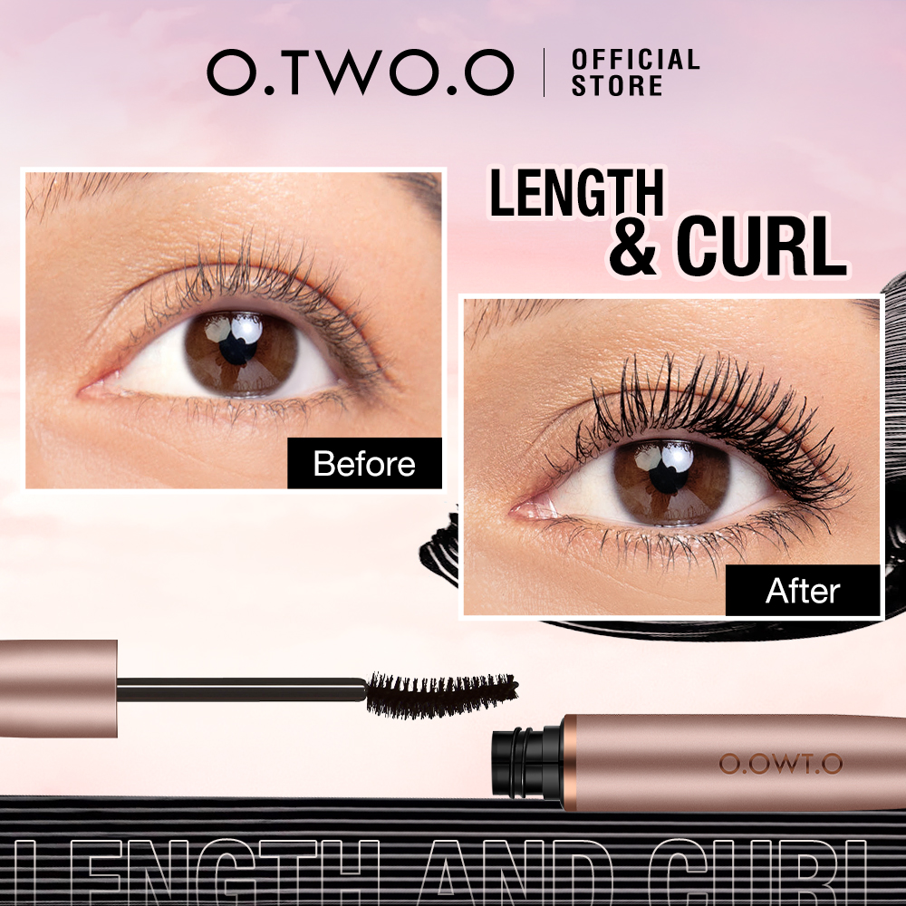 Mascara Waterproof Long Lash 36H Long Lasting Curling Black Eye Makeup Mascara Volume Lifting-O.TWO.O PH