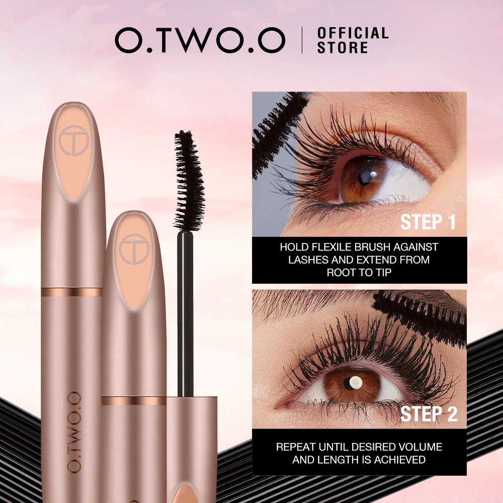 Mascara Waterproof Long Lash 36H Long Lasting Curling Black Eye Makeup Mascara Volume Lifting-O.TWO.O PH