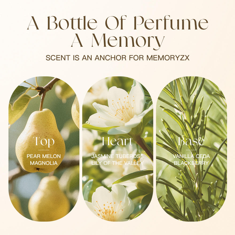 Perfume Long Lasting Floral Fruity Pear Melon Jasmine Cedar Sensual 50ML-O.TWO.O PH