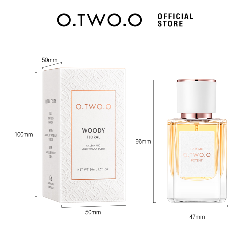 Perfume Long Lasting Floral Fruity Pear Melon Jasmine Cedar Sensual 50ML-O.TWO.O PH