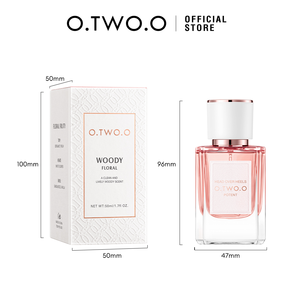 Perfume Long Lasting 12H Fragrance Peach Flowers Woody For Women 50ML-O.TWO.O PH