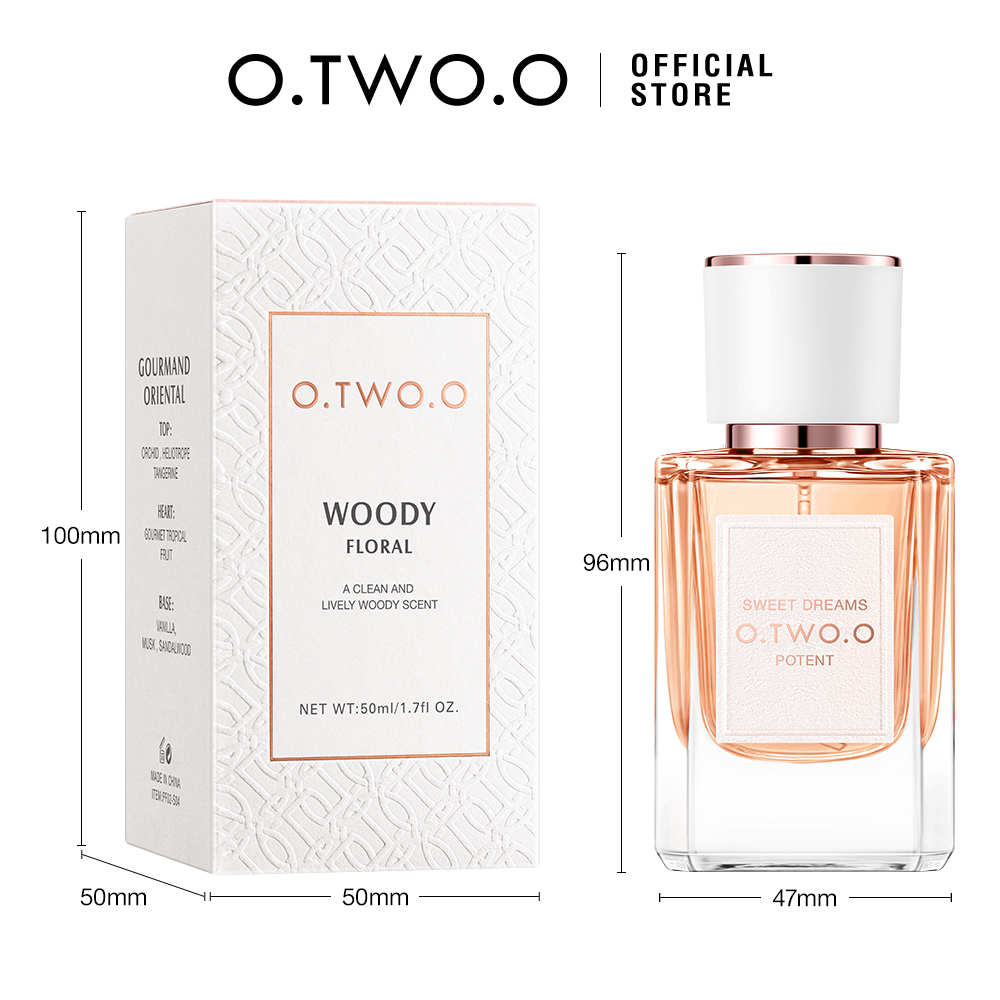 Perfume Long Lasting Gourmand Oriental Tangerine Tropical fruit Vanilla 50ML-O.TWO.O PH